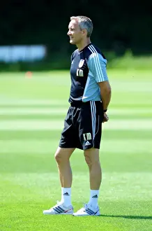 Keith Miljen in Action: Bristol City Manager Leads Pre-Season Training
