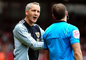 Bristol City V Brighton Prints: Keith Millen and Bristol City Take on Brighton in Championship Clash at Ashton Gate Stadium (10/09/2011)
