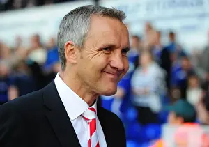 Ipswich Town V Bristol City Prints: Keith Millen and Bristol City Face Off Against Ipswich Town in 2010 Championship Showdown at Portman Road