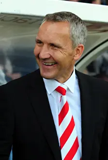 Scunthorpe Utd V Bristol City Prints: Keith Millen and Bristol City Face Off Against Scunthorpe United in Championship Clash (September 11)