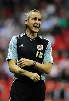 Bristol City V Reading Prints: Keith Millen and Bristol City Face Reading in Championship Clash at Ashton Gate Stadium (Sept)