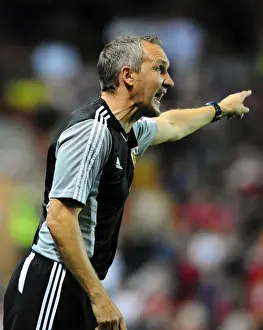 Bristol City V Reading Prints: Keith Millen Guides Bristol City in Championship Clash vs