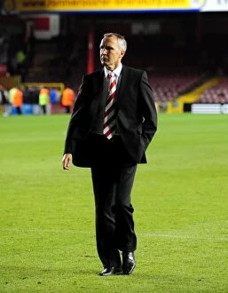 Images Dated 14th September 2010: Keith Millen Leads Bristol City in Championship Clash Against Watford at Ashton Gate, 2010