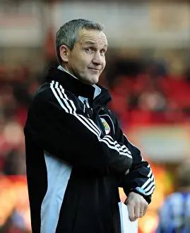 Bristol City V Sheffield Wednesday Prints: Keith Millen Leads Bristol City in FA Cup Clash Against Sheffield Wednesday at Ashton Gate