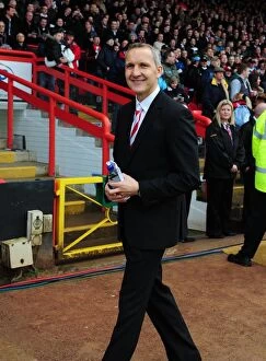 Images Dated 20th March 2010: Keith Millen Leads Bristol City Against Newcastle United in Championship Clash at Ashton Gate, 2010