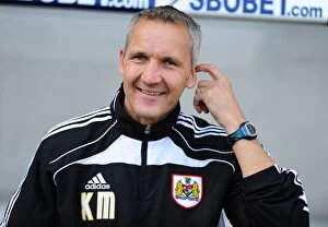 Images Dated 16th October 2010: Keith Millen Leads Bristol City in Npower Championship Clash against Cardiff City, October 16, 2010