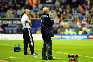 Leicester City V Bristol City Prints: Keith Millen and Sven-Goran Eriksson Face Off: Leicester City vs