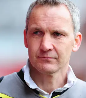 Manager Prints: Keith Millen Takes Charge: Interim Manager at Ashton Gate Stadium (Bristol City FC)