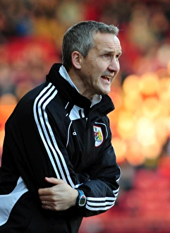 Keith Millen's Frustration: FA Cup Showdown Between Bristol City and Sheffield Wednesday at Ashton Gate Stadium (08/01/2011)