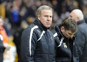 Wolves V Bristol City Prints: Kenny Jackett Leads Wolverhampton Wanderers Against Bristol City, Molineux Stadium, 2014