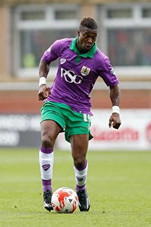 Kieran Agard in Action: Fleetwood Town vs. Bristol City, 2014