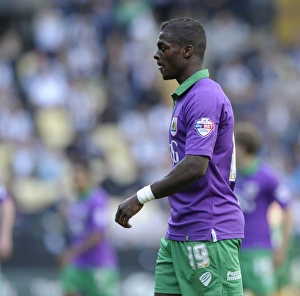 Kieran Agard in Action: Notts County vs. Bristol City, Sky Bet League One, 2014