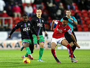 Kieran Agard in Action: Rotherham United vs. Bristol City, Sky Bet Championship (November 2015)