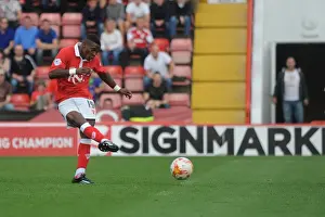 Bristol City V Doncaster Rovers Prints: Kieran Agard Scores for Bristol City: Thrilling Moment in the Sky Bet League One Match Against Doncaster Rovers