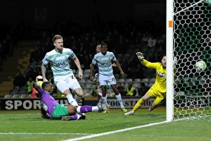 Yeovil Town V Bristol City Prints: Kieran Agard Scores for Bristol City against Yeovil Town, March 10, 2015
