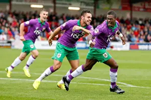 Kieran Agard's Brace: Bristol City Takes 1-2 Lead Over Fleetwood Town, 2014