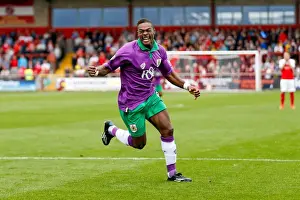 Fleetwood Town V Bristol City Prints: Kieran Agard's Brace: Bristol City Takes 2-0 Lead Over Fleetwood Town, 2014