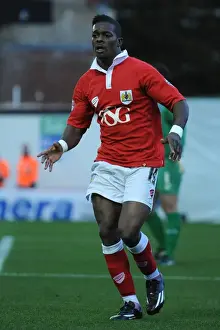 Bristol City V Oldham Athletic Prints: Kieran Agard's Euphoric Goal Celebration vs Oldham Athletic