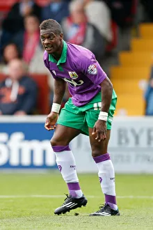 Kieran Agard's Frustration: Fleetwood Town vs. Bristol City, 2014