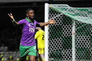 Yeovil Town V Bristol City Prints: Kieran Agard's Thrilling Goal: Bristol City Celebrates at Huish Park