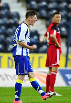 Pre Season Prints: Kilmarnock's Matthew Kennedy Celebrates Goal Against Bristol City, Rugby Park, 2012