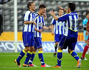 Pre Season Prints: Kilmarnock's Matthew Kennedy in Glory: Thrilling Goal Celebration vs