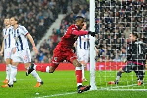 Images Dated 9th January 2016: Kodjia's Stunner: 1-1 at The Hawthorns in FA Cup Third Round
