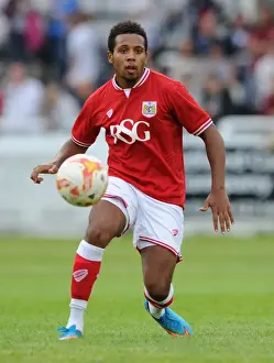Twerton Park Prints: Korey Smith in Action: Bristol City vs Bath City Pre-Season Friendly, 2015