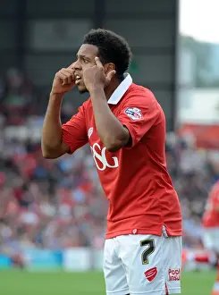 Bristol City V Scunthorpe Prints: Korey Smith in Action: Bristol City vs Scunthorpe United