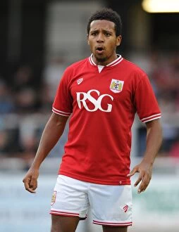 Images Dated 10th July 2015: Korey Smith of Bristol City in Action against Bath City at Twerton Park, 2015
