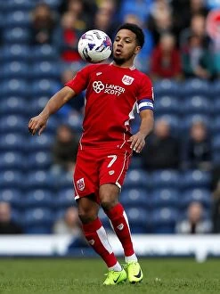 Images Dated 17th April 2017: Korey Smith of Bristol City in Action against Blackburn Rovers, Sky Bet Championship, 2017
