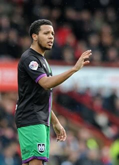 Images Dated 16th April 2016: Korey Smith of Bristol City in Action Against Brentford, Sky Bet Championship 2016