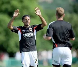 Korey Smith and Scott Wagstaff Celebrate Goal: Portishead Town vs