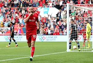 Bristol City V Derby County Prints: Last-Minute Drama: Aaron Wilbraham Scores Equalizer for Bristol City Against Derby County