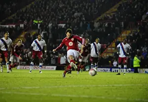 Last-Minute Drama: Brett Pitman Scores Penalty for Bristol City against Crystal Palace (December 28, 2010)