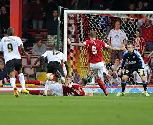 Bristol City V Colchester United Prints: Last-Minute Drama: Derrick Williams Saves the Day for Bristol City