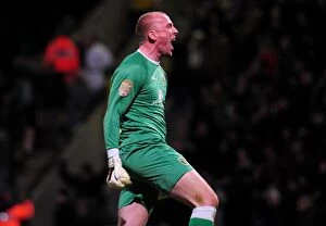 Images Dated 14th March 2011: Last-Minute Drama: John Ruddy Scores Championship-Winning Goal for Norwich City vs
