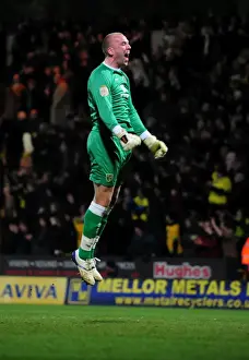 Framed Print : Last-Minute Drama: John Ruddy's Championship-Winning Goal for Norwich City vs. Bristol City (14 / 03 / 2011) Framed Print : Last-Minute Drama: John Ruddy's Championship-Winning Goal for Norwich City vs. Bristol City (14 / 03 / 2011)