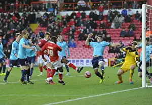 Bristol City V AFC Telford Prints: Last-Minute Drama: Kieran Agard Scores the Winner for Bristol City against AFC Telford in FA Cup