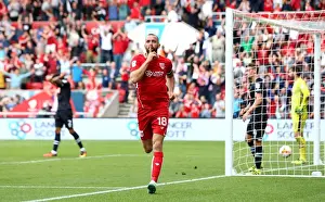 Bristol City V Derby County Prints: Last-Minute Thriller: Aaron Wilbraham Scores Dramatic Equalizer for Bristol City Against Derby County