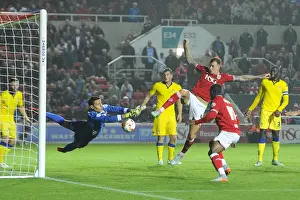 Bristol City V Leeds United Prints: Last-Minute Thriller: Aden Flint's Equalizer for Bristol City Against Leeds United