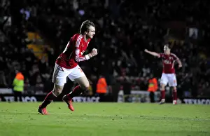 Bristol City V Crystal Palace Prints: Last-Minute Thriller: Brett Pitman's Equalizer for Bristol City Against Crystal Palace in the Championship (2012)