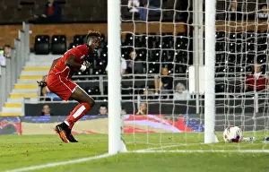 Fulham V Bristol City EFL Cup Prints: Last-Minute Thriller: Tammy Abraham Scores Dramatic Winner for Bristol City against Fulham in EFL Cup