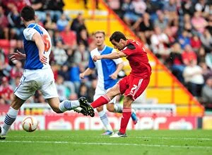 Images Dated 15th September 2012: Late Equalizer by Sam Baldock: Thrilling Moment from Bristol City vs