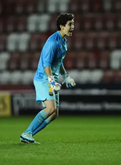 Laura Rafols Triumphant Moment: Bristol Academy WFC vs. FC Barcelona in Champions League at Ashton Gate
