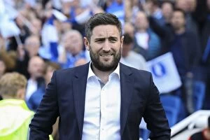 Images Dated 29th April 2017: Lee Johnson and Bristol City Face Brighton at Amex Stadium (Sky Bet Championship)