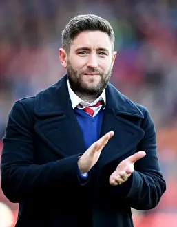 Framed Print : Lee Johnson and Bristol City Take on Huddersfield Town in Sky Bet Championship Clash at Ashton Gate Framed Print : Lee Johnson and Bristol City Take on Huddersfield Town in Sky Bet Championship Clash at Ashton Gate
