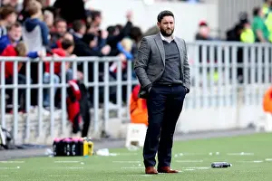 Bristol City V Queens Park Rangers Prints: Lee Johnson: Driving Bristol City Forward Against Queens Park Rangers