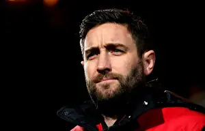 Ipswich Town V Bristol City Prints: Lee Johnson Guides Bristol City at Portman Road against Ipswich Town