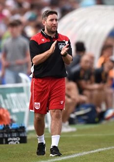 Images Dated 20th July 2016: Lee Johnson Guides Bristol City in Pre-Season Clash Against Granada, 2016
